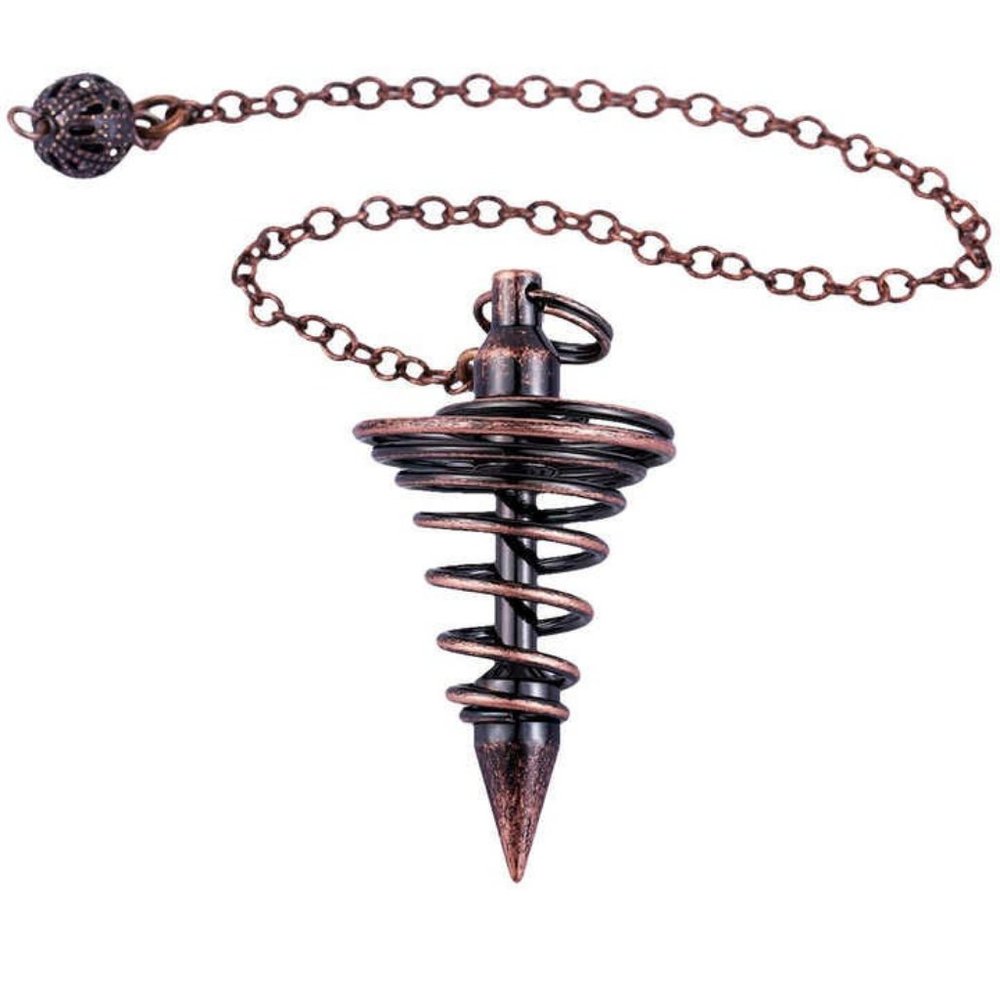 Professional Grade Metal Dowsing Pendulum Divination Dower Reiki HealingPendulum